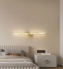 Kyoto Linear Gold Tube Profile LED 25 Inch Wall Sconce