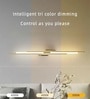 Kyoto Linear Gold Tube Profile LED 25 Inch Wall Sconce