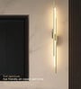 Kyoto Linear Gold Tube Profile LED 25 Inch Wall Sconce