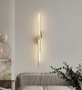 Kyoto Linear Gold Tube Profile LED 25 Inch Wall Sconce
