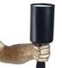 Kyoto Monkey Resin Pendant Ceiling Light E27 Black
