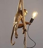 Kyoto Monkey Resin Pendant Ceiling Light E27 Black