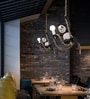 Kyoto Panda Swing Resin Pendant Light E27 Single Bulb