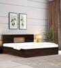 Kyoto Queen Size Bed in Dark Maple Finish