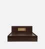 Kyoto Queen Size Bed in Dark Maple Finish