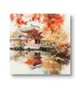 Kyoto's Peaceful Reflections Mini Canvas Frame