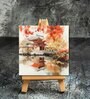 Kyoto's Peaceful Reflections Mini Canvas Frame