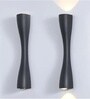Kyoto Sand Black LED Wall Sconce Up-Down Light