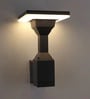 Kyoto Sand Black Outdoor LED Wall Sconce 12W Warm White