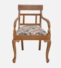 Kyoto Teak Wood Arm Chair In Teak Finish