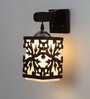Kyros Black Wood Wall Light