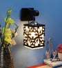 Kyros Black Wood Wall Light