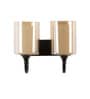 Demarius Black Wood Wall Sconces