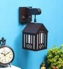 Plazo Metal Novelty Wall Light (Black)