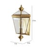 Kyros Gold Metal Wall Light