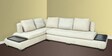 Denver RHS Sectional Sofa in Off-white Colour in L Shape