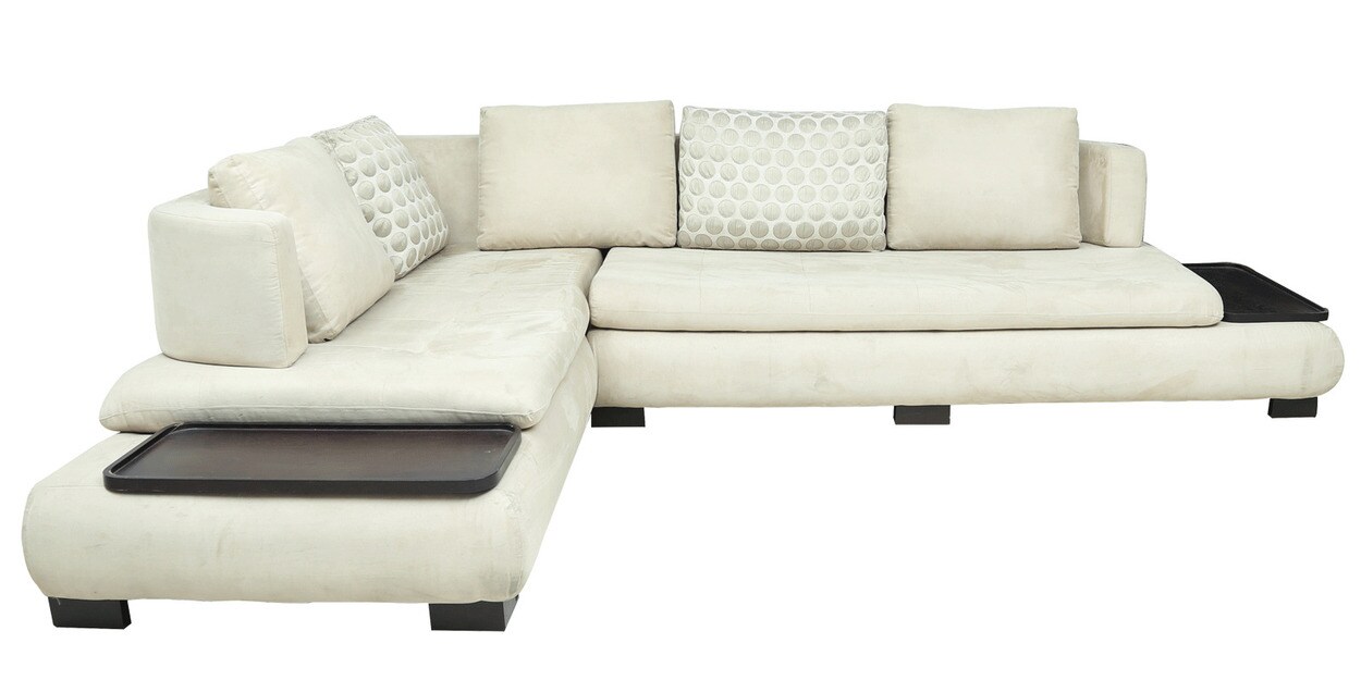 Buy Denver RHS Sectional Sofa in Offwhite Colour by Star India Online