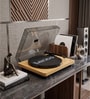 L-30 Vinyl Record Player Turntable with Bluetooth Wooden (33/45 RPM) Semi-Automatic Belt Drive USB/PC Encoding