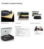 L-30 Vinyl Record Player Turntable with Bluetooth Wooden (33/45 RPM) Semi-Automatic Belt Drive USB/PC Encoding
