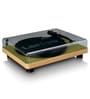 L-30 Vinyl Record Player Turntable with Bluetooth Wooden (33/45 RPM) Semi-Automatic Belt Drive USB/PC Encoding