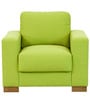 L'Aquila One Seater Sofa in Citron Green Colour