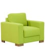 L'Aquila One Seater Sofa in Citron Green Colour
