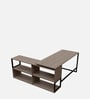 L Shape Workstation In Beige Colour