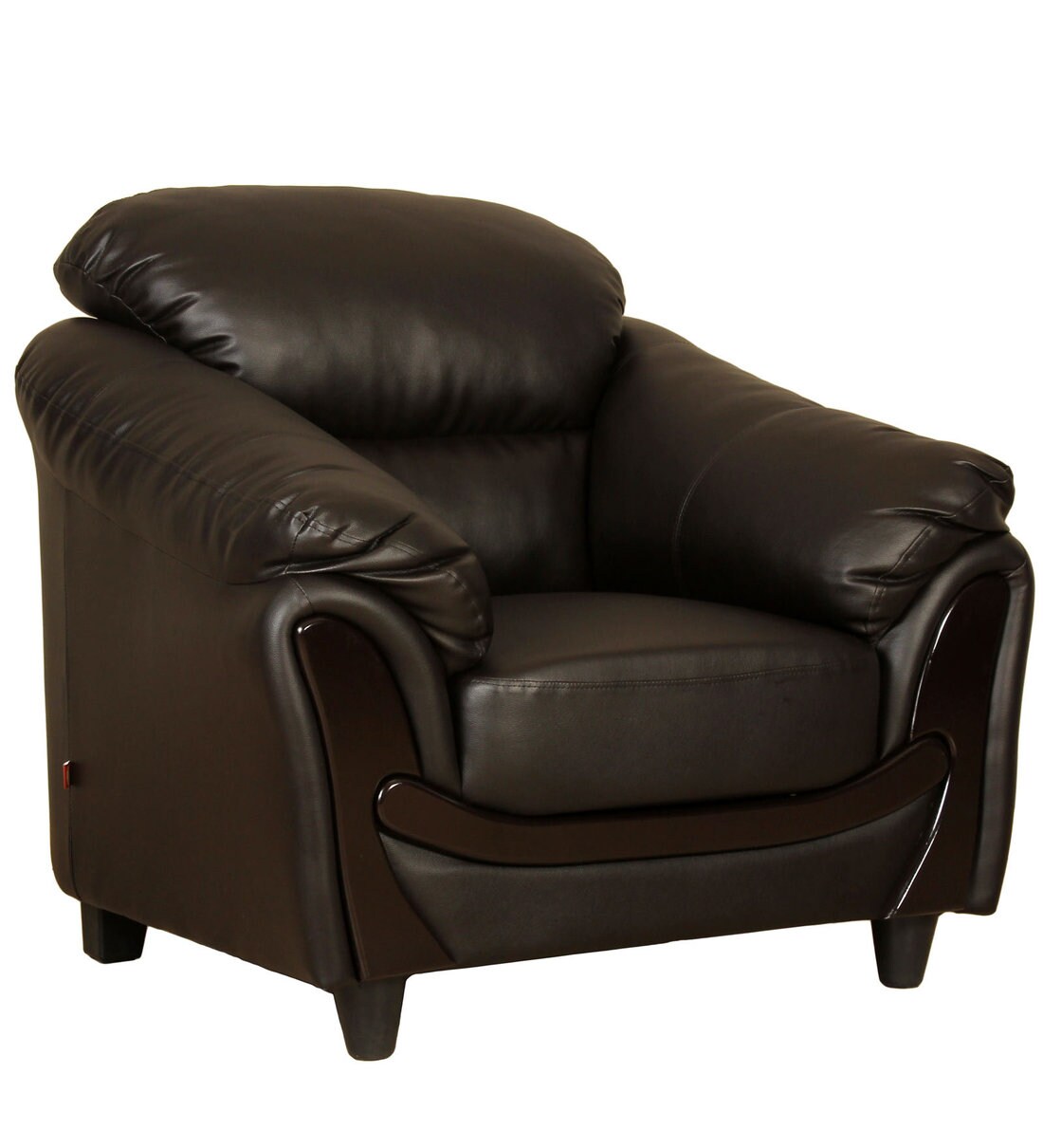 Buy Lakewood 1 Seater Sofa in Coffee Brown Colour by Durian Online