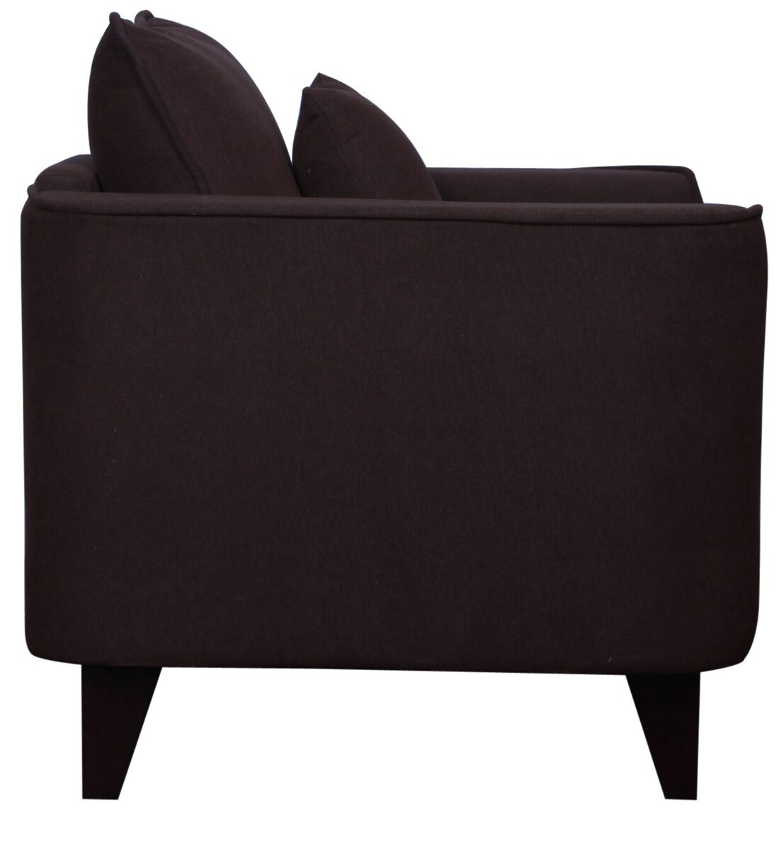 Buy Lara 1 Seater Sofa in Chestnut Brown Colour by CasaCraft Online