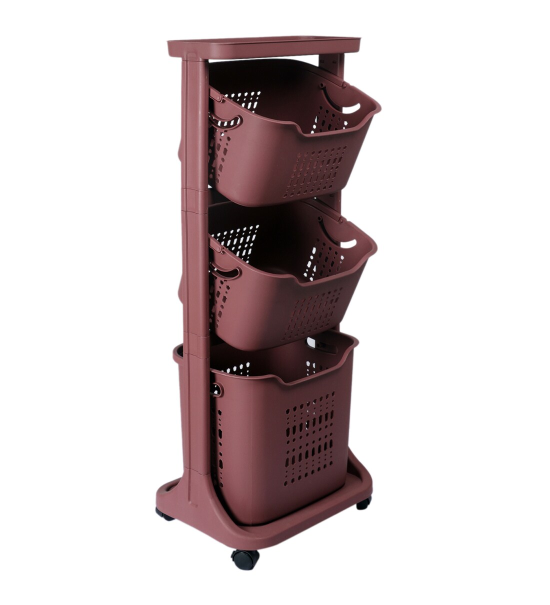 Buy Laplastic Plastic Toy Organizer in Maroon Colour Online Toy