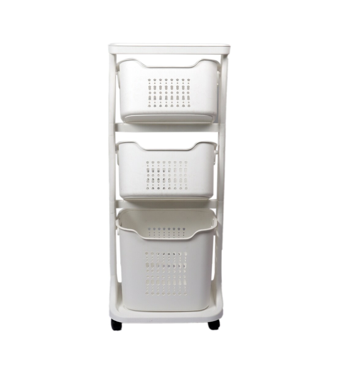 Buy Milky Plastic Toy Organizer in White Colour Online Toy Organizers