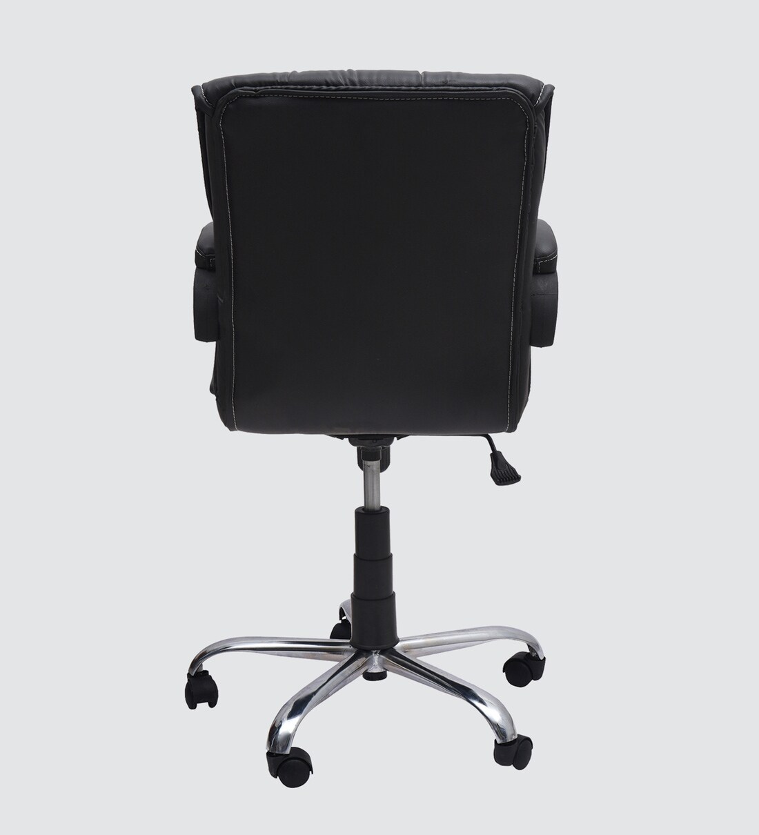 Buy Lavazi Leatherette Executive Chair in Black Colour by DZYN