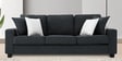 Ladybug Fabric 3 Seater Sofa in Charcoal Grey Colour