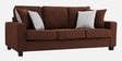 Ladybug Fabric 3 Seater Sofa in Coffee Brown Colour