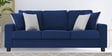 Ladybug Fabric 3 Seater Sofa in Royal Blue Colour