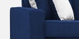 Ladybug Fabric 3 Seater Sofa in Royal Blue Colour