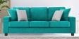 Ladybug Fabric 3 Seater Sofa in Sea Green Colour