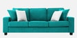 Ladybug Fabric 3 Seater Sofa in Sea Green Colour