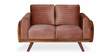 Lakewood Velvet  2 Seater  Sofa In Cocoa Finish