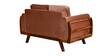 Lakewood Velvet  2 Seater  Sofa In Cocoa Finish