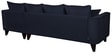 Conseja Fabric LHS Sectional Sofa (3 + Lounger) In Navy Blue Colour