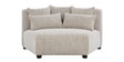 Latvia Fabric RHS Sectional Sofa in White Colour Latvia Fabric RHS Sectional Sofa in White Colour