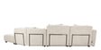 Latvia Fabric RHS Sectional Sofa in White Colour Latvia Fabric RHS Sectional Sofa in White Colour