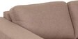 Latvia Fabric LHS Sectional Sofa In Brown Colour