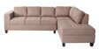 Latvia Fabric LHS Sectional Sofa In Brown Colour