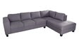 Latvia Fabric LHS Sectional Sofa In Brown Colour
