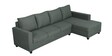 Laura Fabric LHS Sectional Sofa in Steel Grey Colour