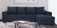 Laura Fabric LHS Sectional Sofa in Navy Blue Colour