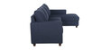 Laura Fabric LHS Sectional Sofa in Navy Blue Colour