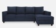 Laura Fabric LHS Sectional Sofa in Navy Blue Colour